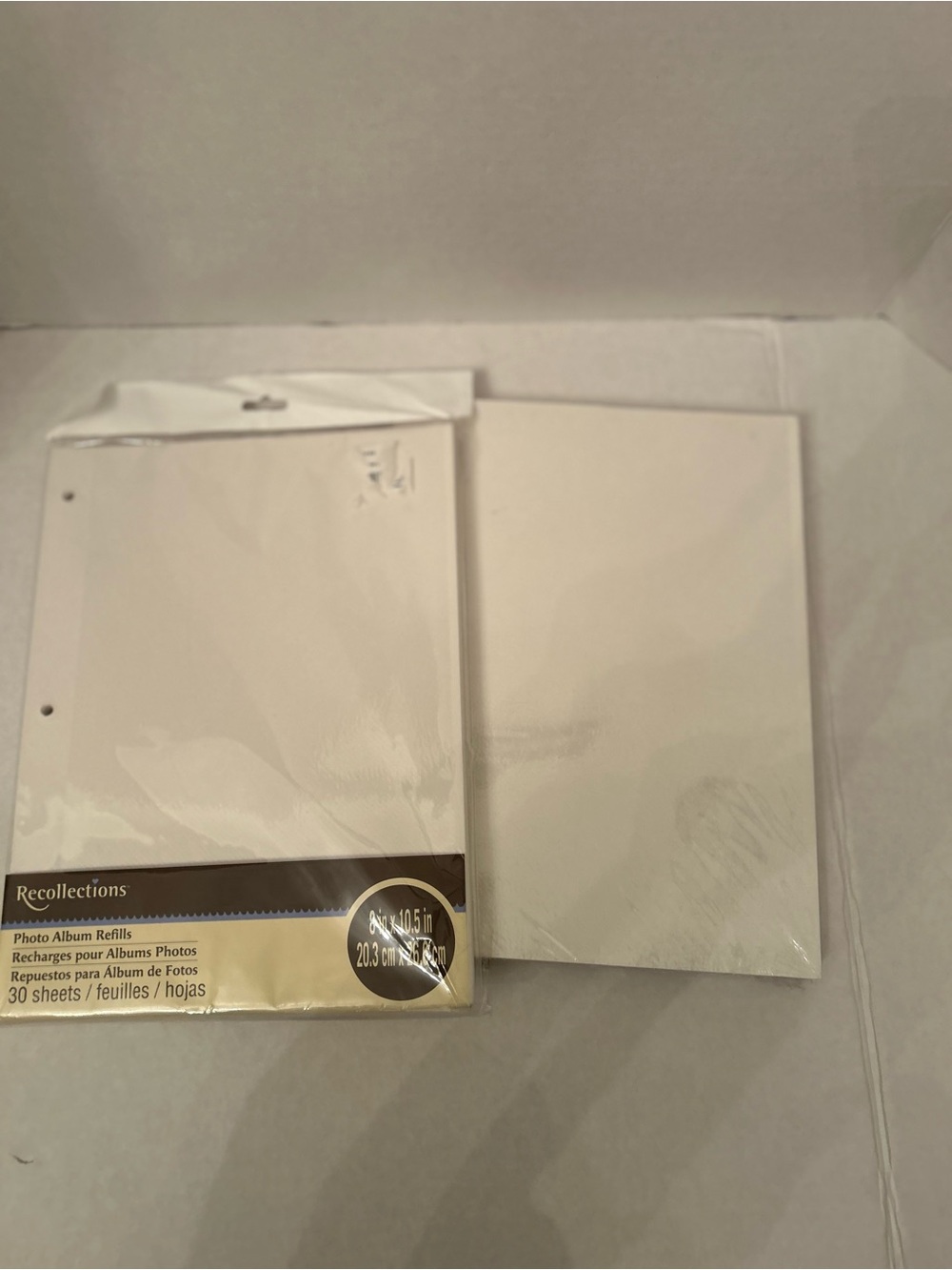 Recollections White Photo Album Refill Packs
